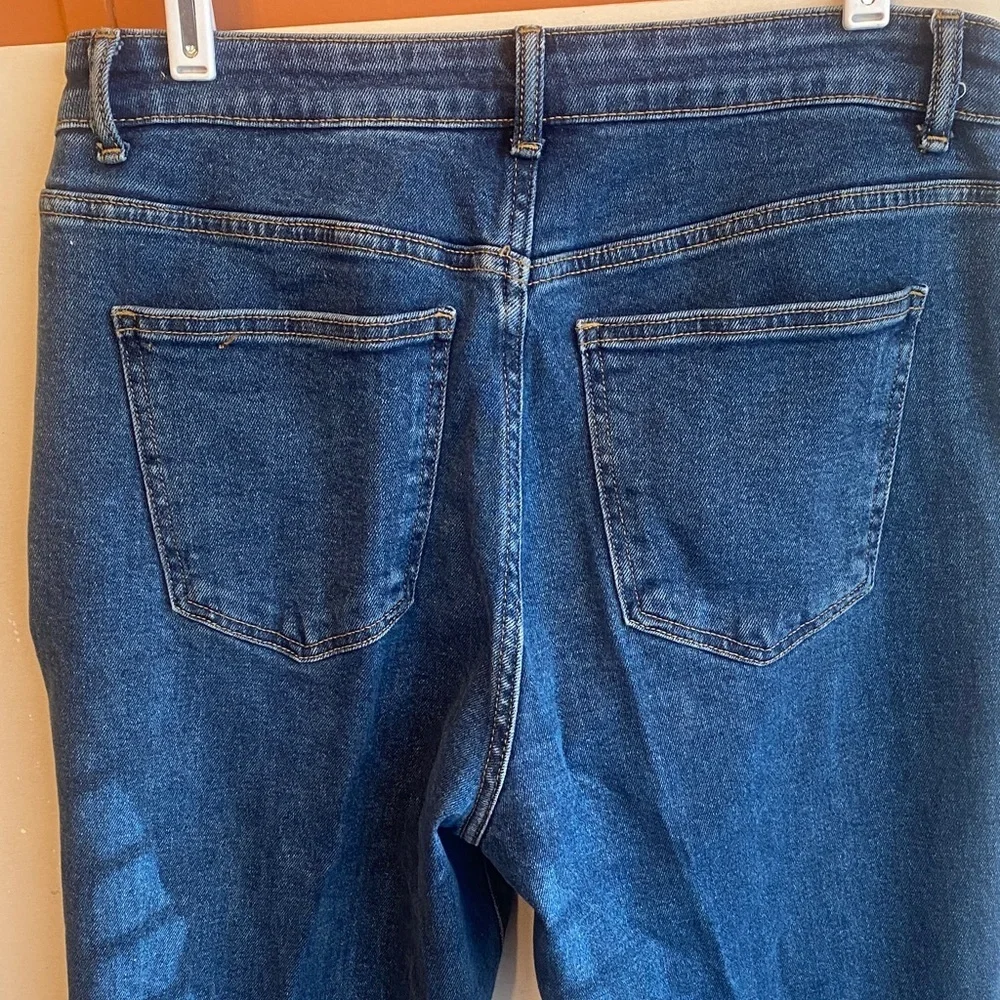 Michael Kors Dark Blue Boot Cut Jeans